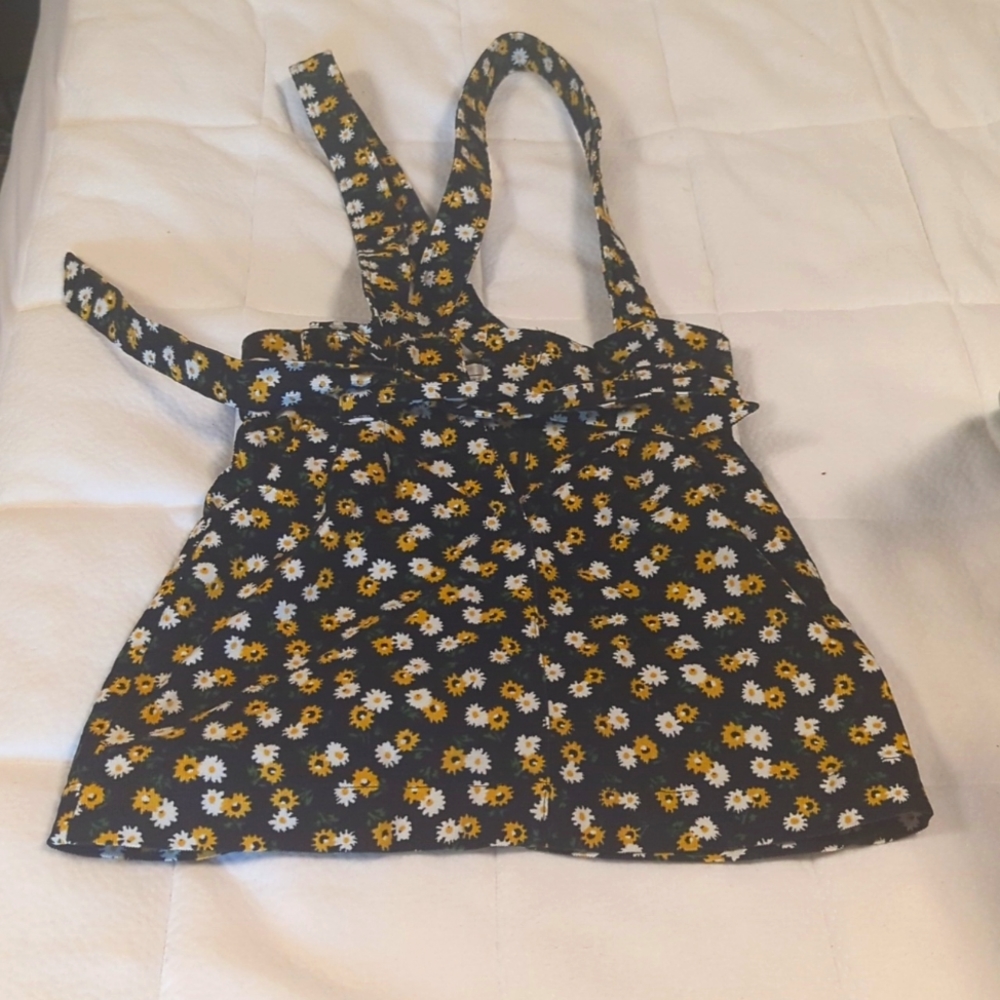 Corduroy Overall Skirt